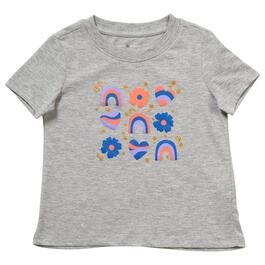 Toddler Girl Tales & Stories Rainbow Hearts Graphic Tee