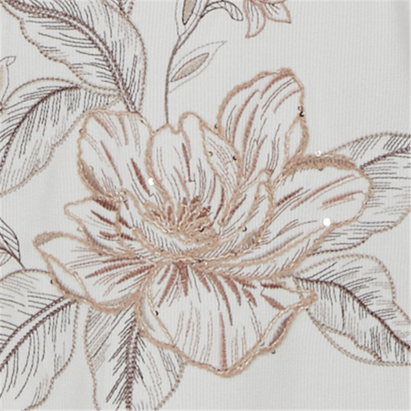 Petite Alfred Dunner Luxe Be A Lady Floral Embroidery Blouse