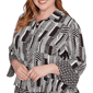 Plus Size Alfred Dunner Business As Usual Button Front Blouse - image 5