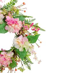 Northlight Seasonal Artificial Hydrangea & Fern Spring Wreath