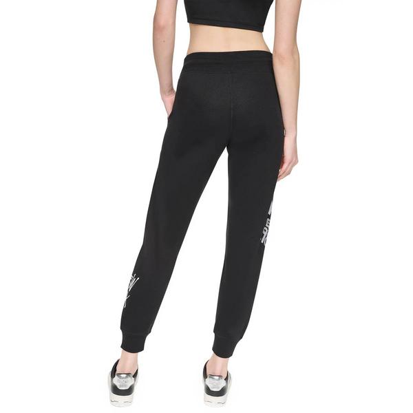 Womens DKNY Sport Graffiti Graphic Rhinestone Logo Joggers