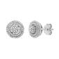 Diamond Classics&#8482; Sterling Silver Diamond Stud Earrings - image 2