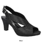 Womens Easy Street Christy Glitter Peep Toe Heels - image 7