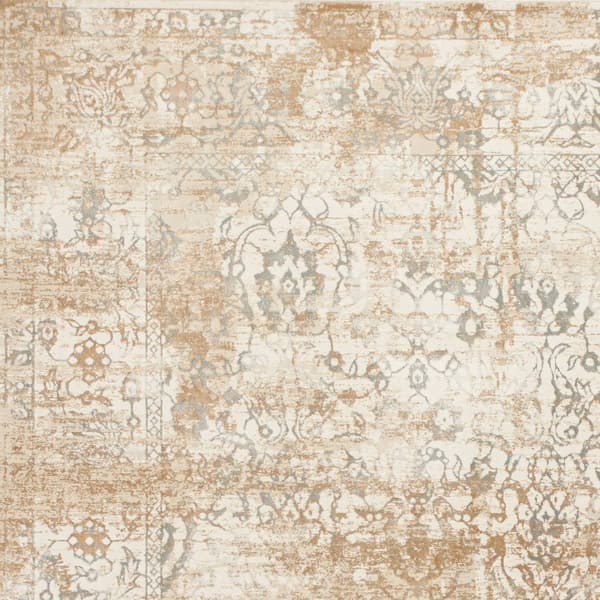 KAS Crete Beige Illusion 3 x 5 Rectangular Area Rug