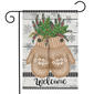 Briarwood Lane Winter Farmhouse Mittens Garden Flag - image 1