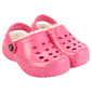 Girls Capelli New York Glitter Faux Fur Trim Clogs - image 1