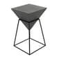 9th & Pike® Black Metal Modern Accent Table - image 2