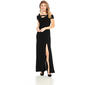 Womens Nightway Cold Shoulder Keyhole Neckline A-Line  Gown - image 1