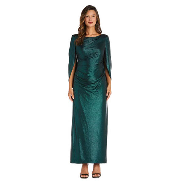 Petite R&M Richards Back Drape Gown - image 