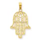 Gold Classics&#40;tm&#41; Chamseh Pendant in 14kt. Yellow Gold - image 1