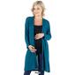 Womens 24/7 Comfort Apparel Waffle Long Sleeve Maternity Cardigan - image 4