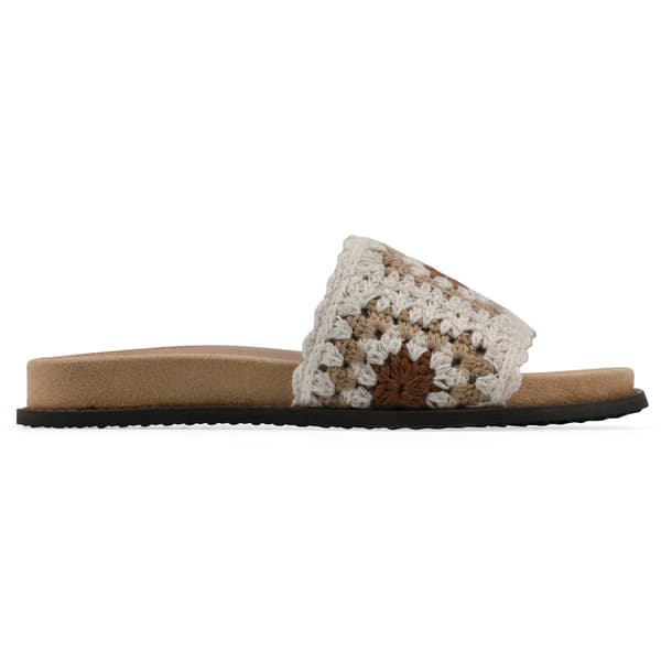 Womens White Mountain Maxim Slide Sandals