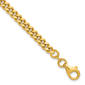 Gold Plated over Sterling Silver Curb Chain Bracelet - image 2