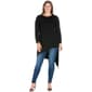 Plus Size 24/7 Comfort Apparel Asymmetrical Knee Length Tunic - image 1