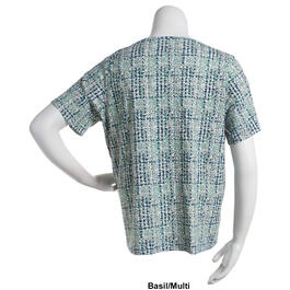Plus Size Hasting & Smith Short Sleeve Blurred Square Tee