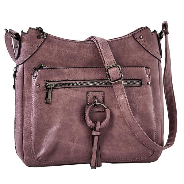 Sam & Hadley Crossbody w/Ring Detail - image 