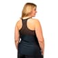 Plus Size Free Country Crochet Wave Racer-Back Tankini Swim Top - image 2