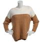 Womens Vince Camuto Long Sleeve Color Block Crew Neck Sweater - image 1