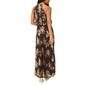 Womens MSK Sleeveless Halter Neck Pleated Foil Maxi Dress - image 3