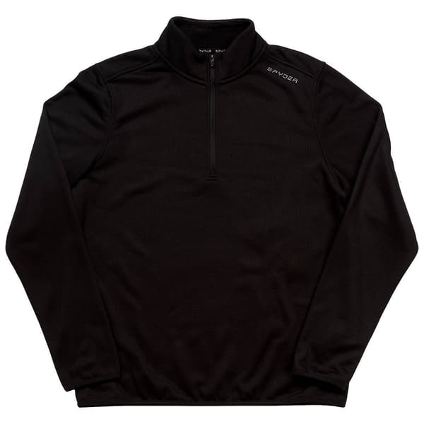 Mens Spyder 1/4 Zip Solid Checkered Long Sleeve Sweatshirt - image 