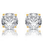 Nova Star® Lab Grown Diamond Gold Plated Stud Earrings - image 3