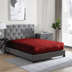 Swift Home Thick Cozy Soft Flannel-Plush Fur Fitted Sheet