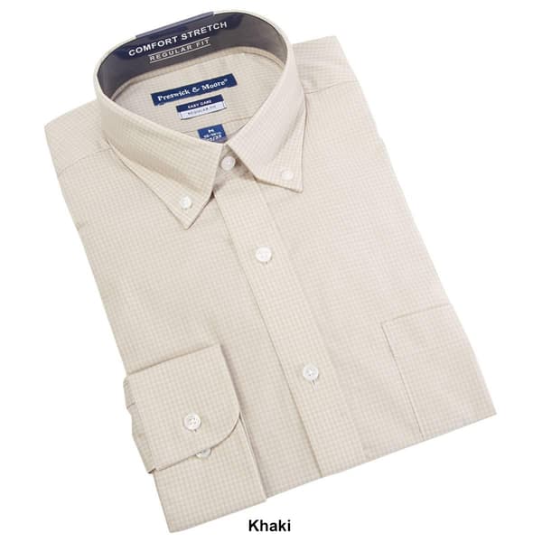 Mens Preswick & Moore&#174;  Regular Fit Gingham Dress Shirt