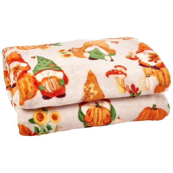 Ashley Cooper(tm) Gnome Harvest Plush Throw