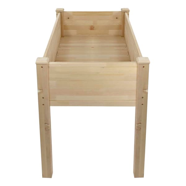 Northlight Seasonal 4ft. Raised Garden Bed Planter Box - Natural