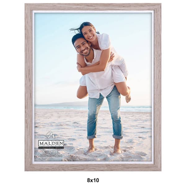 Malden Two-Tone Taupe & White Frame