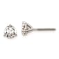 Pure Fire 14kt. White Gold 1ctw. Certified Diamond Screw Earrings - image 1