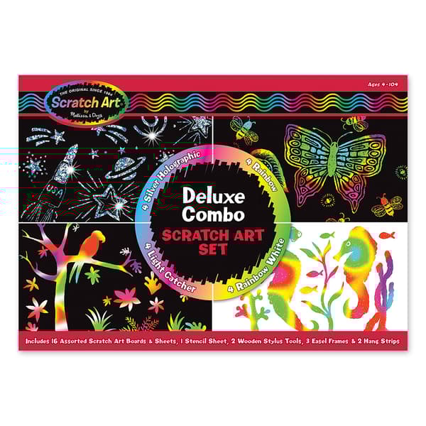 Melissa & Doug&#40;R&#41; Deluxe Combo Scratch Art Set