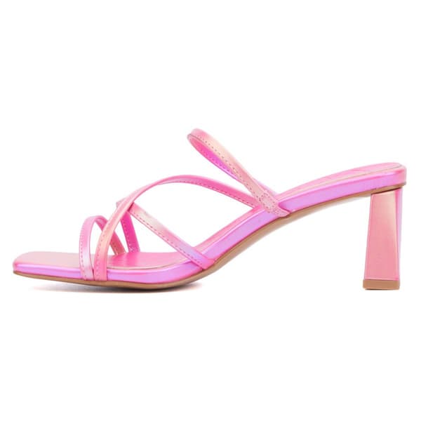 Womens Olivia Miller Limelight Strappy Slide Sandals