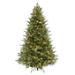 Puleo International 6.5ft. Pre-Lit Linden Fir Christmas Tree - image 1