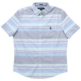 Mens U.S. Polo Assn.&#40;R&#41; Striped Button Down Shirt