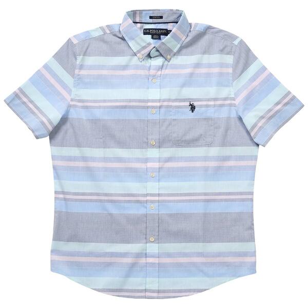 Mens U.S. Polo Assn.&#40;R&#41; Striped Button Down Shirt - image 