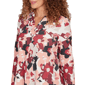 Plus Size Emaline Dusted Petals Overlapped V Neck Blouse - image 5
