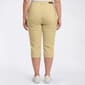 Plus Size Tailormade 5 Pocket Solid Capri Pants - image 2