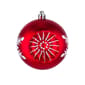 National Tree 6pc. Red Snowflake Shatterproof Ornaments - image 5
