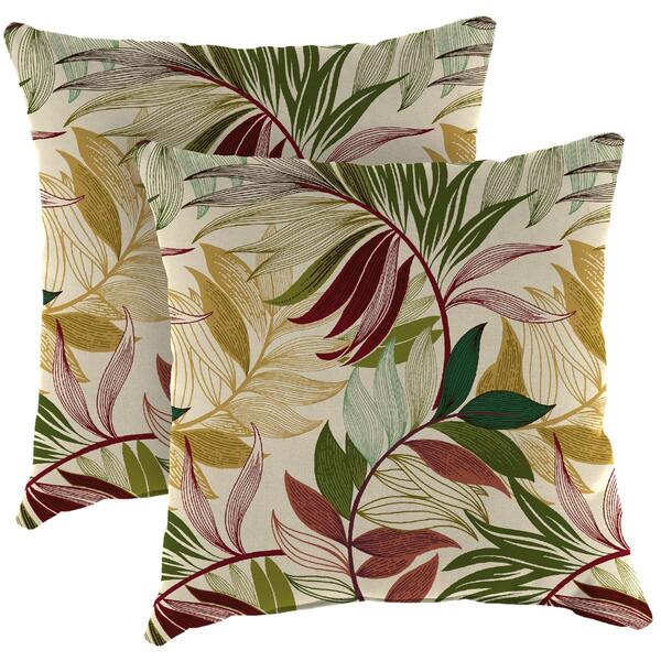 Jordan Manufacturing Square Patio Toss Pillow Set - Oasis Gem - image 