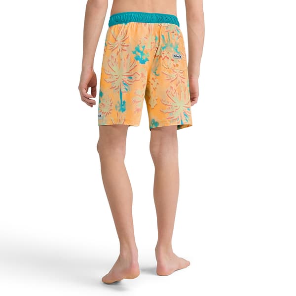 Boys (8-20) Hurley Pop Color Palm Pull On Swim Trunks