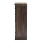 Baxton Studio Nolan 5 Drawer Wood Chest - image 4
