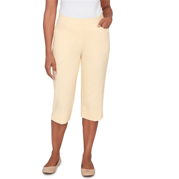 Womens Alfred Dunner Classics Pastel Millennium Allure Capris - image 
