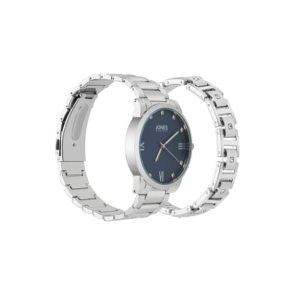 Mens Jones New York Silver-Tone Watch Set - 9777S-42-J28