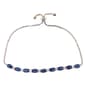 Gianni Argento Silver & Lab Created Sapphire Adjustable Bracelet - image 1