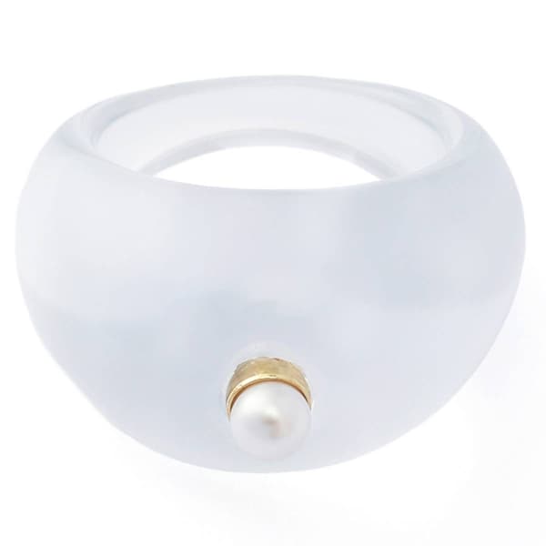 Steve Madden Pearl Jelly Ring