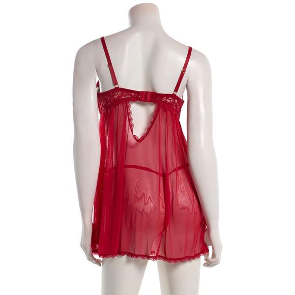 Womens Jessica Simpson Single Hanging Babydoll & Thong