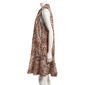 Womens Emma & Michele Sleeveless Abstract Ruffle Hem Shirtdress - image 3