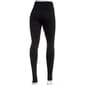 Petite Runway Ready Spliced Chevron Fleece Lined Leggings -Black - image 2