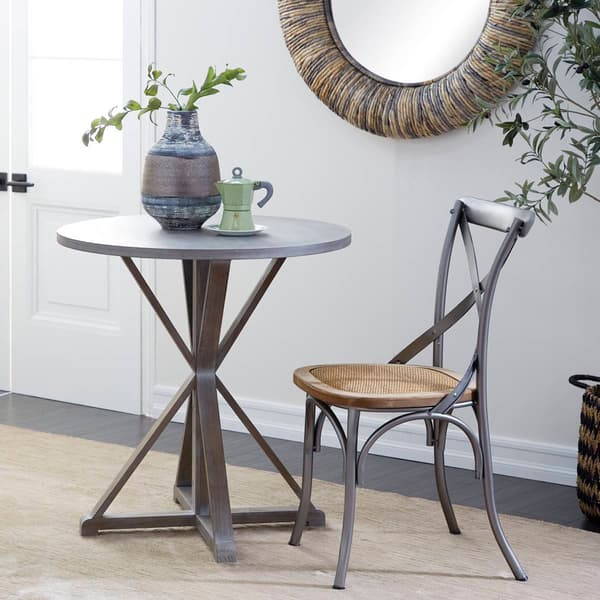 9th & Pike&#174; Brown Wood Farmhouse Accent Table